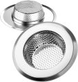 Helect 2-Pack Kitchen Sink Strainer Stainless Steel, Only Suitable for Sink Plug Holes with Diameters > 60mm and Depths > 25mm. 