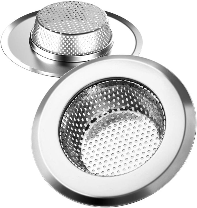 Helect%202-Pack%20Kitchen%20Sink%20Strainer%20Stainless%20Steel,%20Only%20Suitable%20for%20Sink%20Plug%20Holes%20with%20Diameters%20>%2060mm%20and%20Depths%20>%2025mm%20-%20Image%202