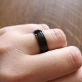 Anxiety Fidget Spinner Rings for Men Male Black Stainless Steel Spinning Rotate Ring for Women Anti Stress Accessories Jewelry Fleursbiy. 