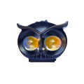 1-PCS of SSLG Shilan OWL EYE LED Long Range Plastic Body OWL Mini Driving Light Dual Colour White Yellow Flasher 20watt. 