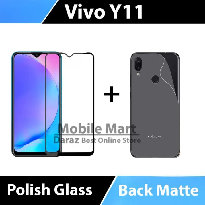 Vivo%20Y11%20Full%209D%20Black%20Edge%20To%20Edge%20(Full%20Glue)%20Tempered%20Glass%20Screen%20Protector%20+%201x%20Back%20Matte%20Soft%20Film%20Protection%20For%20Vivo%20Y11%20-%20Image%203