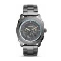 Fossil Black Dial Chronograph Gunmetal Stainless Steel Watch For Men FS5172. 