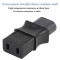 IEC 320 C9 plug-1*  Adapter-Black. 