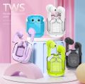 EARBUDS AIR 31 AIRPODS WIRELESS EARBUDS WITH CRYSTAL TRANSPARENT CASE WITH TYPE C CHARGING|EARBUDS BLUETOOTH 5.3 | NEW MODEL AIR 31|HEAVY BASS STEREO|NOISE REDUCTION|SPORTS HEADSET WITH MICROPHONE |WATERPROOF HEADSET WITH LED DIGITAL DISPLAY Air31 Earbuds. 