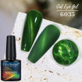 Clou Beaute Red Green Glitter Cat Eye Nail Gel Magnetic Gel Nail Polish Semi Permanent Soak Off UV LED Varnish for Manicure. 