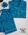 Fashion Life Night Dress For Girls - Silk Nighty For Girls - Silk Night Suit For Women - Pjs - Silk Sleepwear.. 