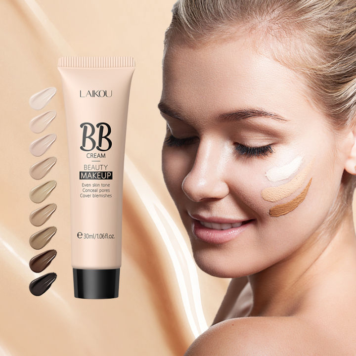 LAIKOU BB Cream Long Lasting Waterproof Brighten Skin Tone 30ml