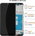 A-MIND for Huawei Y7 2019/Y7 Prime 2019/Y7 Pro 2019 LCD Display Touch Screen Glass Digitizer Dub-LX1 Dub-LX3 Full Assembly with Repair Tool Kits(Black with Frame). 