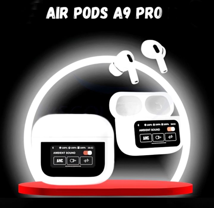 A9 AIRPODS Pro 2nd Gen Bluetooth || Earbuds with ANC BUILT IN MICROPHONE