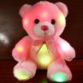 【Simple 3C】Ambiled Plush Teddy Bear Toy with Luminous LED Lights for Children's Gifts. 