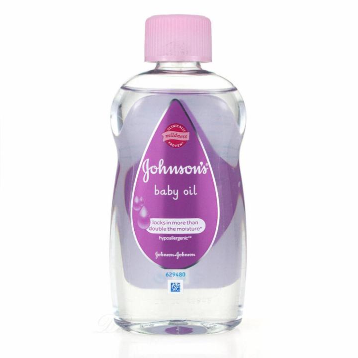 WBM - Johnson Baby Oil 200ml Nourishing Massage Oil.