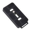 Quick Release Camera Mounting Plate Compatible Universal Camera Quick Release Plate Lanyard Hole PU 70H CNC Tech for Arca Slot. 