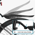 Cycling Mudguards and Wet Terrain with a Stylish Mountain Bike Mudguard: cycle mudguard plastic Tire Fenders Adjustable Pair Waterproof, Durable, and Easy to Install. 
