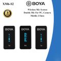 BOYA 3 Years Warranty - BOYA BY-XM6-S2 Digital Camera-Mount True-Wireless 2-Persons Microphone System (2.4 GHz). 
