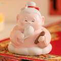 Chinese Figurines Statue Housewarming Gifts Car Dashboard Decoration Mini Sculptures for Desktop. 