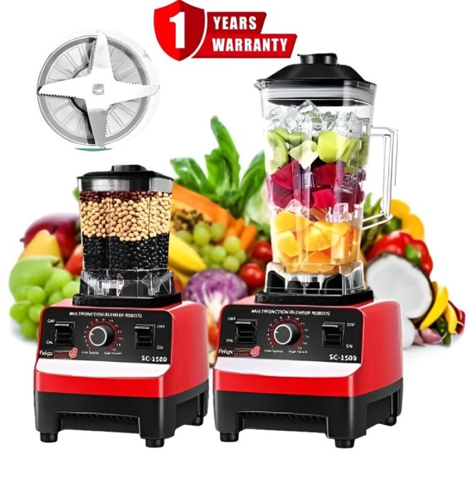 Silver%20Crest%20Heavy%20Duty%20German%20Powerful%20Blender%202Large-Capacity%20which%20is%20quite%20suitable%20for%20making%20frozen%20drinks%20for%20the%20entire%20family%20Adjustable%2015%20levels%20of%20rotating%20speed%20%7Cice%20crushing%20Function%20(RED)%20-%20Image%202