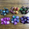 7Pcs/set Gift 7-Die D4 D6 D8 D10 Polyhedral Dice Table Game Game Dice DND Dice. 