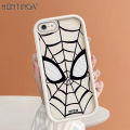 Hontinga for iPhone 5 6 6s 7 8 Plus SE 2020 2022 X XR XS MAX Back Cover Spider-Man Pattern Ladder Soft Camera Protection Rubber Phone Case. 