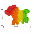 Rainbow Horse Pop It Silicone Toy For Kids. 