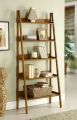Pure Wooden Ladder Bookshelves. 