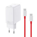 65 watt WARP Charger for OnePlus All Models With Data Cable |Warp Charger for OnePlus with Fast Charging Cable USB C to USB C - 65W Power Adapter. 