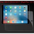 Screen Protector iPad Pro 12.9 (1st Gen 2015) and iPad Pro 12.9 (2nd Gen 2017) Screen Glass Protector iPad Pro 12.9 Glass Protector With Home Button. 