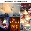 USB Rechargeable Flameless Arc Lighter Flexible and Windproof for Candles, Hiking, Camping, Kitchen, Fireplaces. 