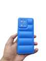 OPPO F21 Pro 4G Soft Matt Puffer Down Jacket Camera Protection Back Case Cover. 