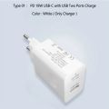 PD 18W Quick Charge QC 3.0 4.0 Mobile phone Fast Charger for iPhone Xs 11 Pro Max 8 Plus X PD USB-C Type-C to Lighting USB Cable. 