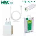 Original Oppo Vooc High Speed Mobile Charger 5V,4Amp 20 Watts for Oppo F9 F9 Pro F7 F5 F3 F3 Plus A71 A71K A83 A5 A3s A37F F1s / F3/Plus, F5/Youth, F7, A83, A37f, A37, A71, A57 and Other Oppo Devices With Vooc fast Charging Cable. 