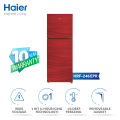 Haier Refrigerator - HRF-246 EPB/EPC/EPR 9 Cu Ft/E-Star Series (Deepest Freeze +Direct Cool+ 1 Hour Icing Technology +Wide Voltage+ Glass Door) 10 Years Warranty.. 