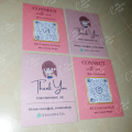 Customized QR code Business Card/Business Tags/Double Side Print/Single Side Print/Connect with me Social Media QR Code Business Card/Small Business Cards/Personalized logo Business Card/Black high quality Business Cards /Round Corners cards. 