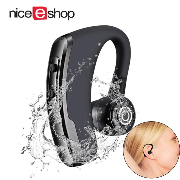 P11 Bluetooth 5.0 Wireless Headphones, Noise Cancelling Hands Free Stereo Bluetooth Headset with 21h Play Time, Earhook Sport Sweatproof Earphones for Business Cycling Driving