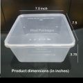 10 boxes of 3 litres plastic disposable box with lid. 