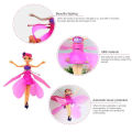Flying Fairy Dolls for Girls Flying Doll Girls Gift Flying Toys for Kids Magic Baby Doll Rechargeable Flying Fairy Princess Frozen Barbie Doll With Led Light Infrared Induction Control Rc Helicopter Flying Robot Toys For Girls And Boys Cute Birthday Gift. 