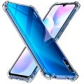 Xiaomi Redmi 9A Back Cover Transparent Extra Bumper Anti Shock Soft Crystal Clear Case For Xiaomi Redmi 9A. 