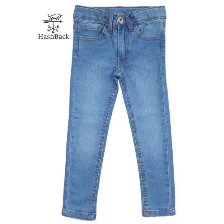 Hashback Jeans for Boys - Kids Denim Stretchable Pant - Premium Quality, Stylish And Comfortable