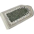 Beautiful Smooth & Durable Luxurious Carpet Style 3D Turkish Design Prayer Mat | Imported Janamaz - Prayer Mats King Size 31 X 47 inches / Jai namaz - High Quality Qleen Jaye Namaz - Turkish Qalin Jaye Nimaz -. 