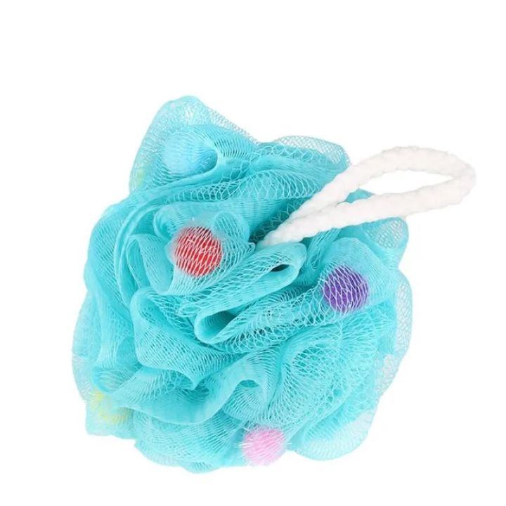 Shower Loofah Sponge Mesh Shower Ball Body Scrubber Bath Sponges for Women and Men