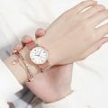 Canvas Watch Female Small Style Korean Style Simple Temperament Girl Forest Art Fresh Girl Watch. 