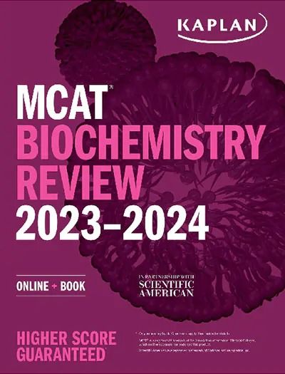Kaplan MCAT Biochemistry Review 2023-2024