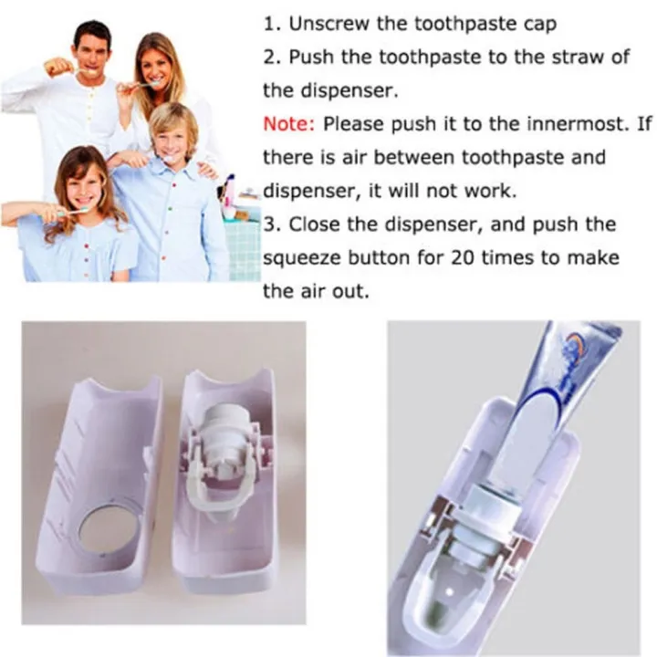 Toothpaste%20Dispenser%20With%20Tooth%20Brush%20Holder,%20Wall%20Mounted%20Toothpaste%20Dispenser%20&%205%20Toothbrush%20Holder%20Set,%20Automatic%20Toothpaste%20Dispenser%20Toothpaste%20Squeezing%20Machine%20-%20Image%205