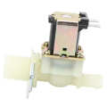 Electric Water Valve 1/2in Solenoid Inlet 1-Way Guide Plastic for Home Using 220V 0.02-0.8Mpa. 