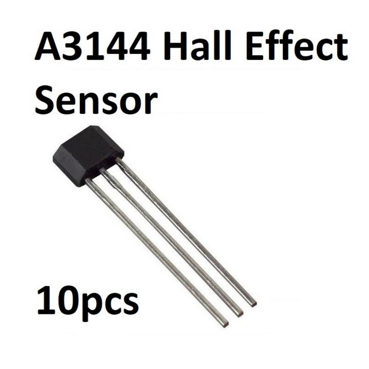 pack of 10pcs A3144 Hall Effect Sensor
