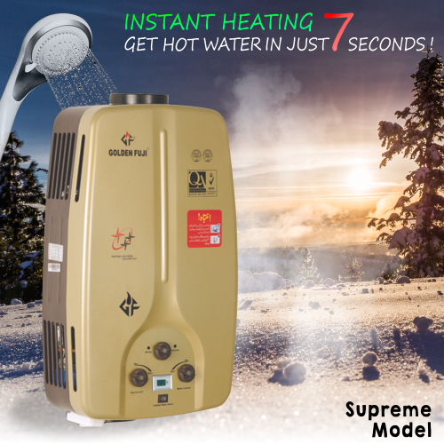 Golden Fuji - Instant Water Heater Supreme - S-4XL - 10 Liters - NG/LPG