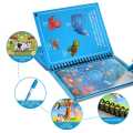 Reusable Magic Water Book Painting Drawing Coloring Board Book Doodle & Magic Water Pen. 