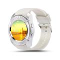 V8 Men Women Smart Watch Sleeping Monitoring Pedometer With 1.22 Inch Round Screen HD Camera Fitness Watch. 
