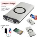 2in1 Wireless Phone Power bank Charger with Reverse Charging Support. (Wireless and Wire Both Options). 