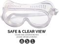 Multi-Purpose Eye Safety Goggles Adjustable Band White Color Swimming Goggles Adjustable Size Comfortable Eye Wear  Anti-Impact Waterproof Goggles. 