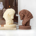 Plaster 3D horse head statue Realistic Soap gift Soy wax Silicone candle mold DIY Handmade aromatherapy for Home decor DIY enthusiasts Aromatherapy lovers Art and craft projects Unique gifts. 